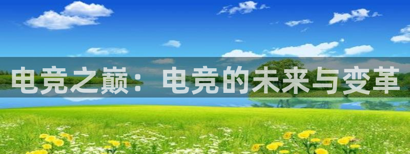 易游电竞赛事直播：电竞之巅：电竞的未来与变革